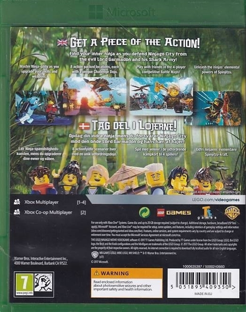 Lego The Ninjago Movie Videogame - Xbox One Spil (A-Grade) (Genbrug)